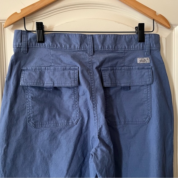 Eddie Bauer Smoky Blue Khaki Cropped Pants Women’s Size 8 - Picture 2 of 15